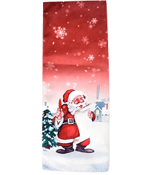 vanocni pytlicek na vino - santa
